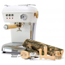 Ascaso Dream UP V 3.0 - Cloud White w/ Wooden Handles 