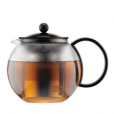 Bodum Assam Tea Pot w/ Stainless Steel Filter - Black - 34 oz 